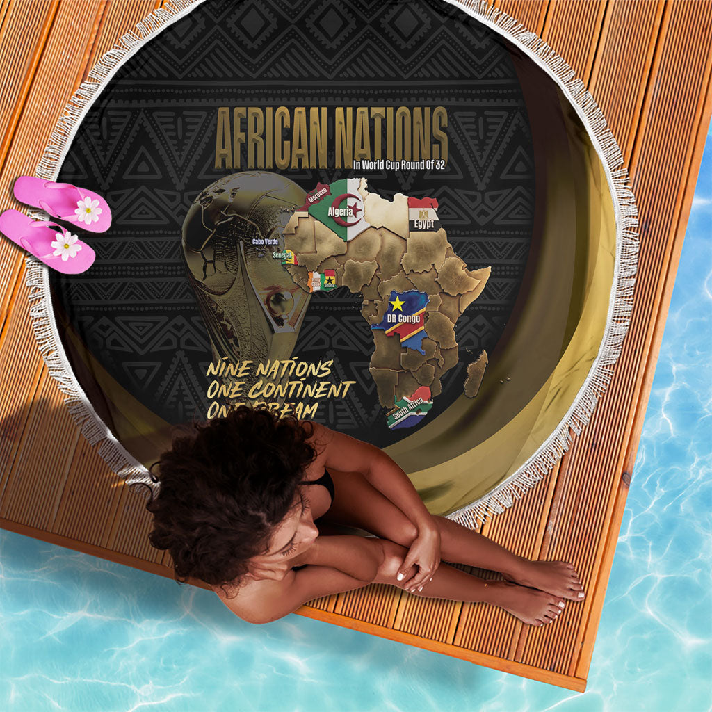African Nations 2026 World Football Beach Blanket We All Make History