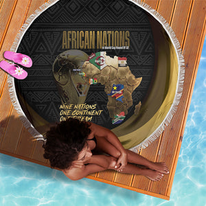 African Nations 2026 World Football Beach Blanket We All Make History