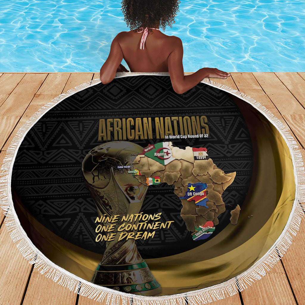 African Nations 2026 World Football Beach Blanket We All Make History