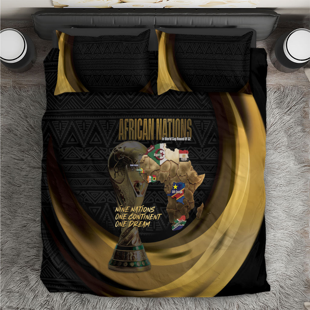 African Nations 2026 World Football Bedding Set We All Make History