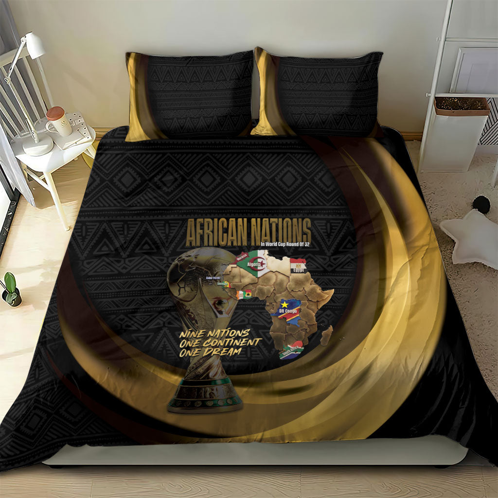 African Nations 2026 World Football Bedding Set We All Make History