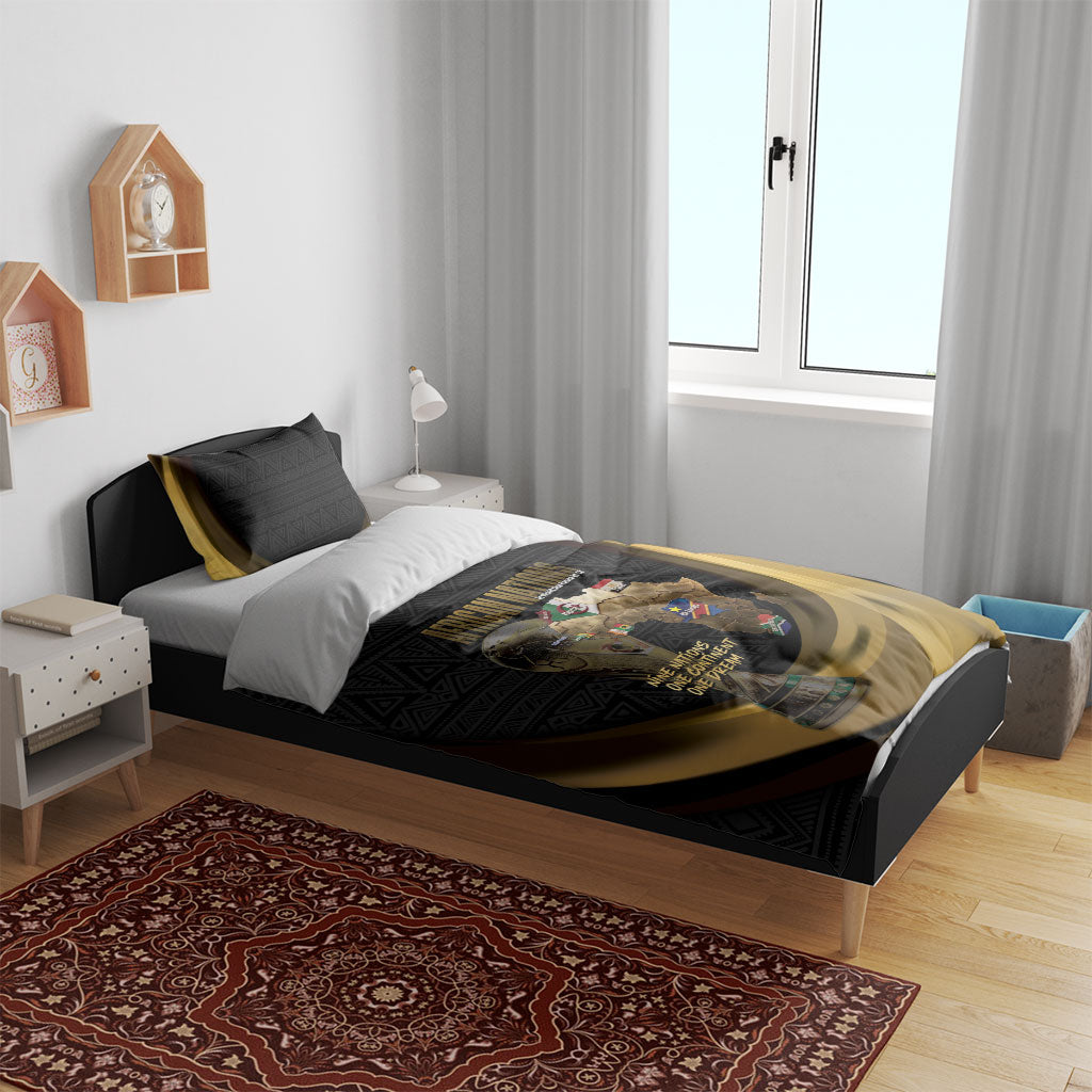 African Nations 2026 World Football Bedding Set We All Make History