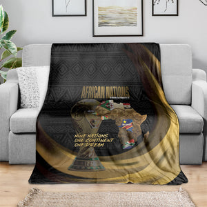 African Nations 2026 World Football Blanket We All Make History