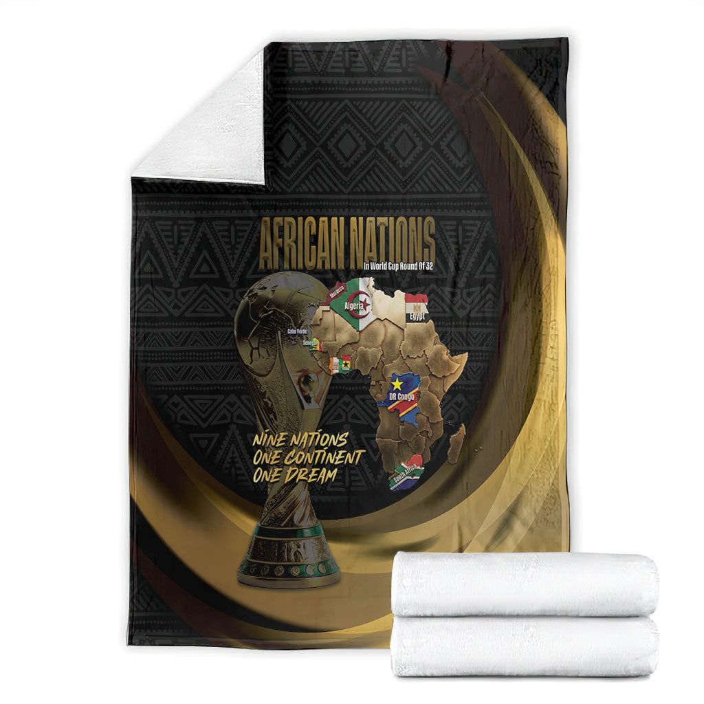 African Nations 2026 World Football Blanket We All Make History