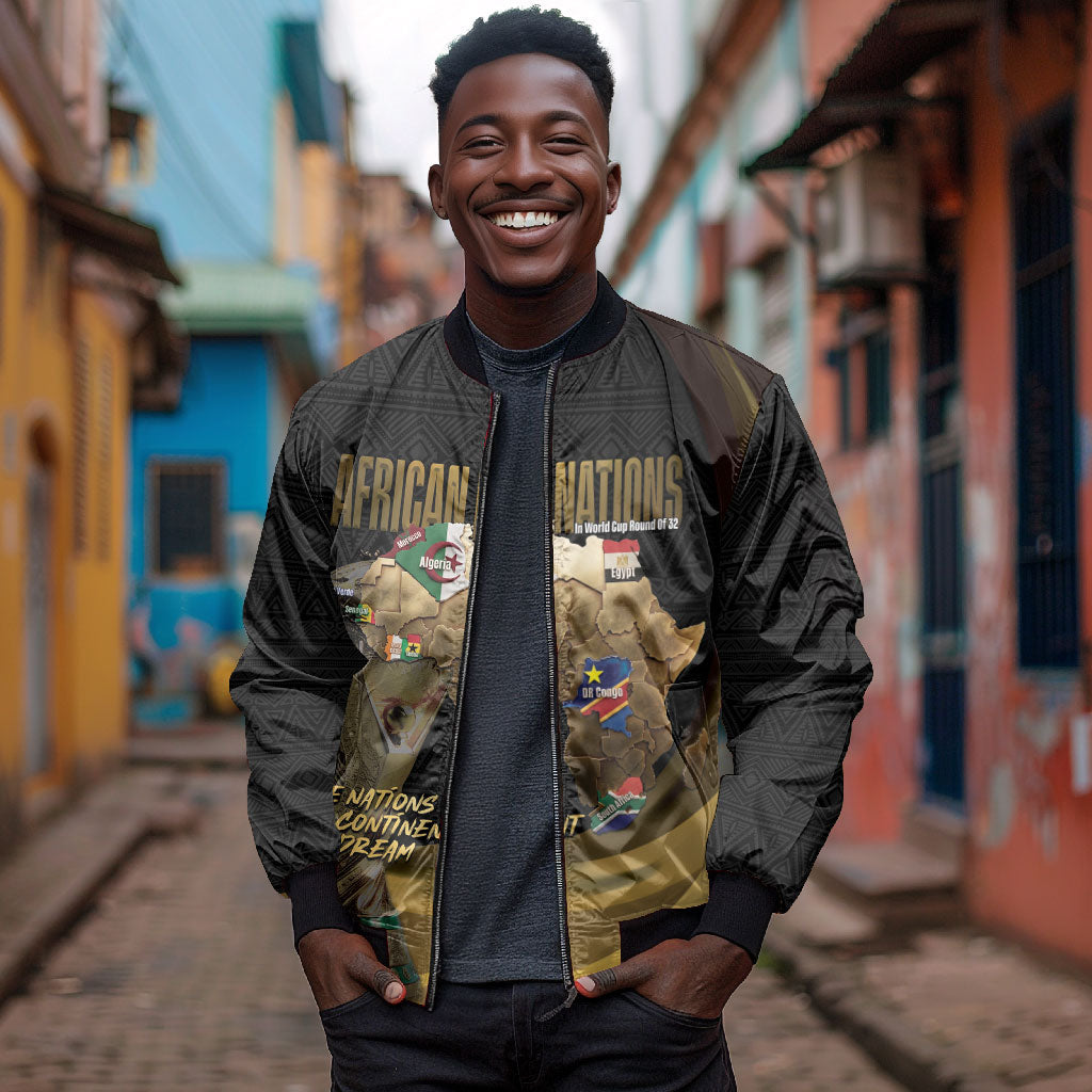 African Nations 2026 World Football Custom Bomber Jacket We All Make History