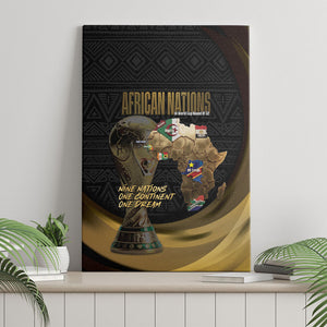 African Nations 2026 World Football Canvas Wall Art We All Make History