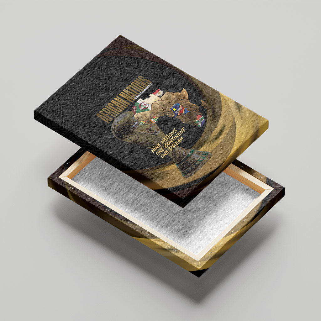 African Nations 2026 World Football Canvas Wall Art We All Make History