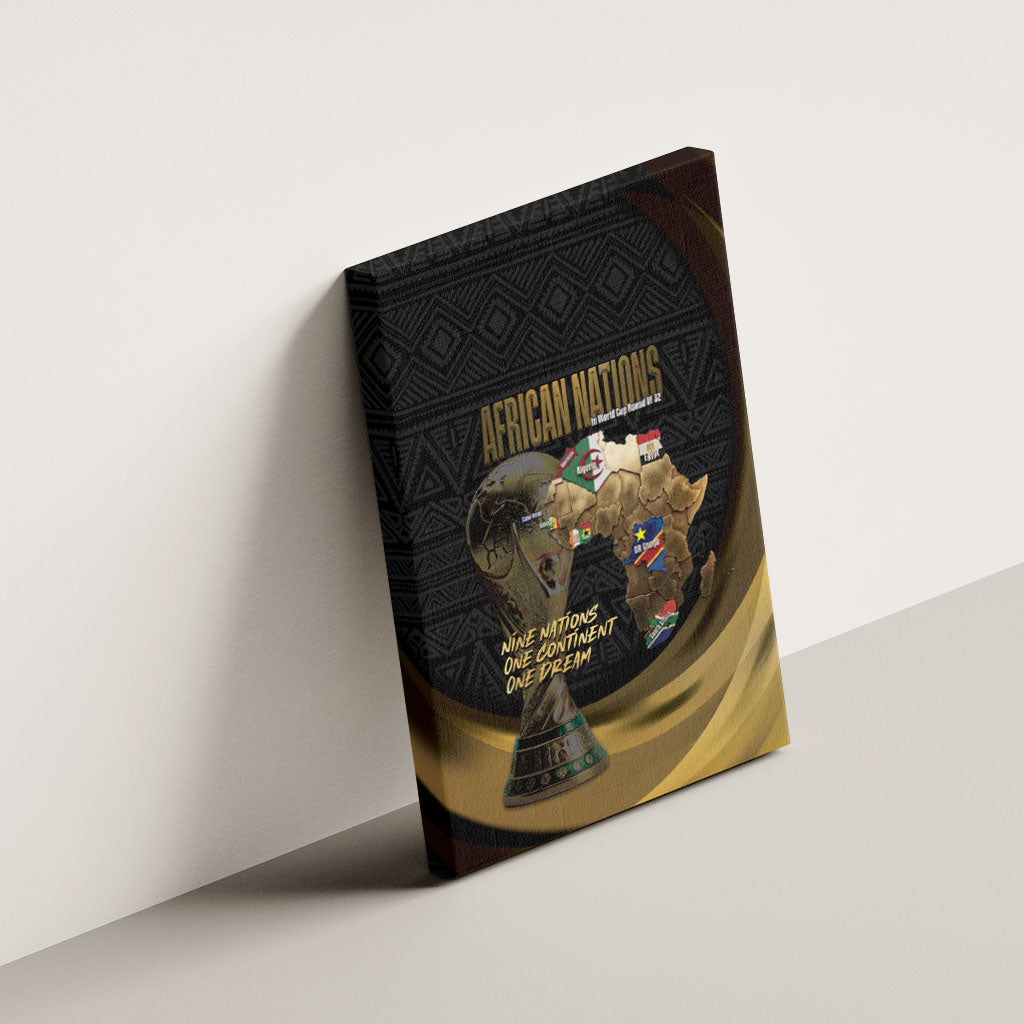 African Nations 2026 World Football Canvas Wall Art We All Make History