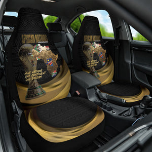 African Nations 2026 World Football Car Seat Cover We All Make History
