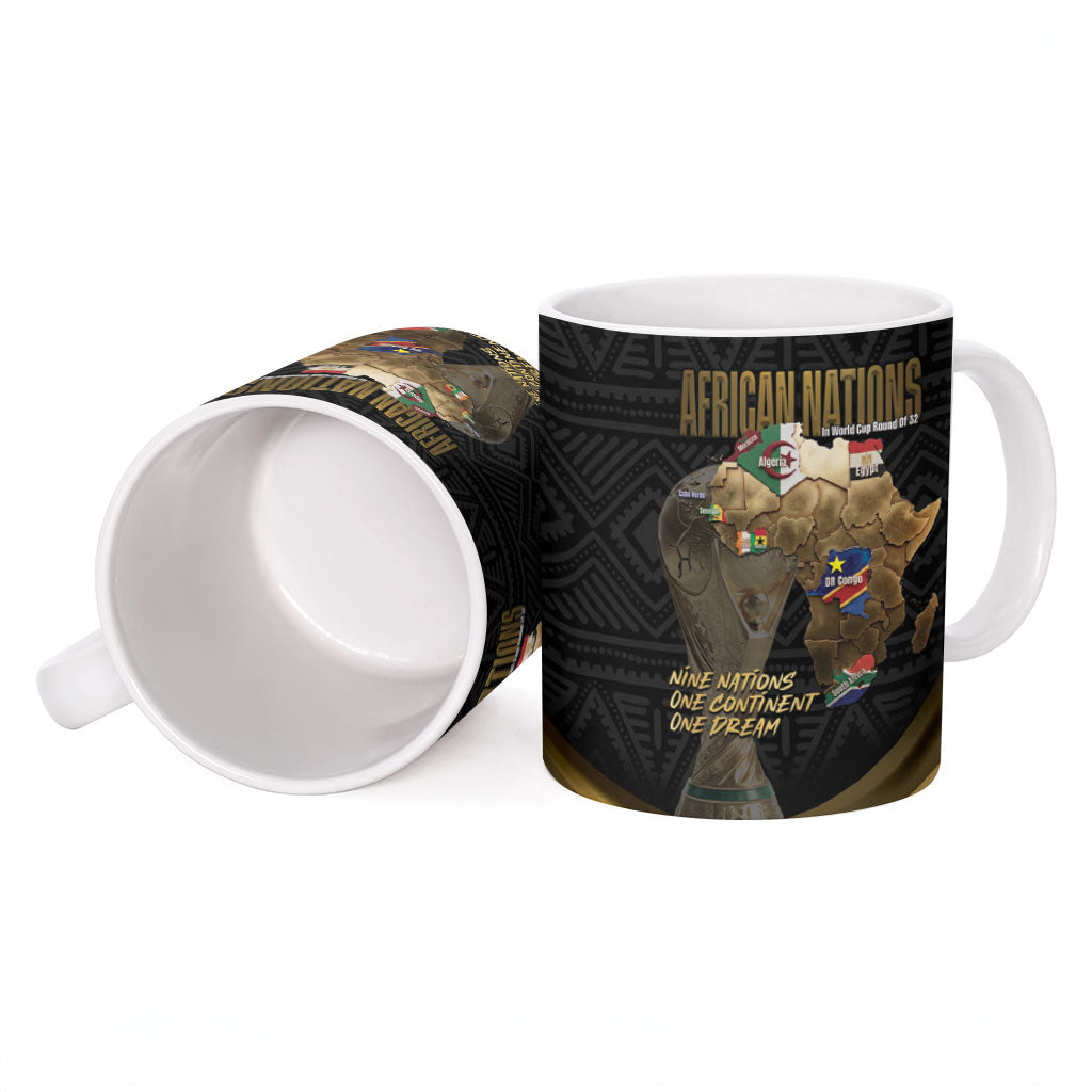 African Nations 2026 World Football Custom Ceramic Mug We All Make History