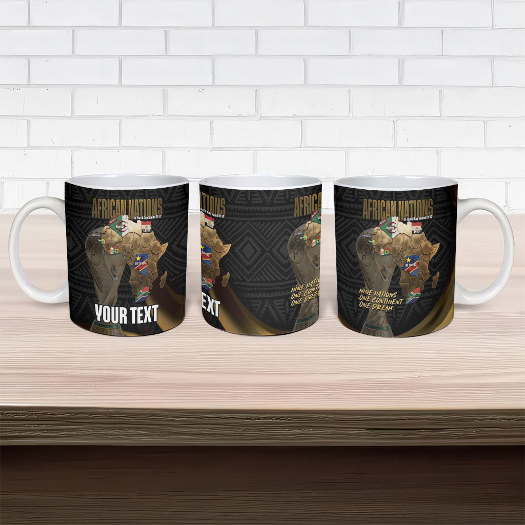 African Nations 2026 World Football Custom Ceramic Mug We All Make History