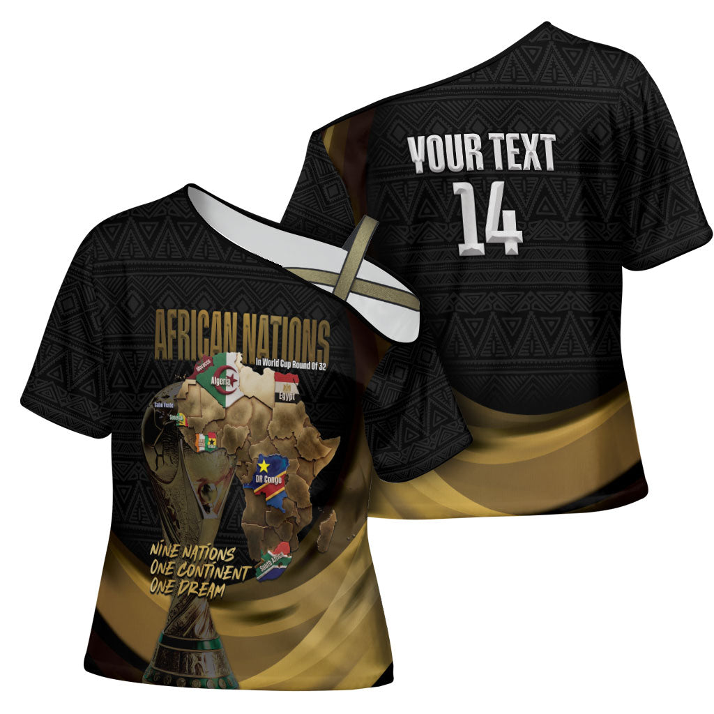 African Nations 2026 World Football Custom Cross Shoulder Shirt We All Make History