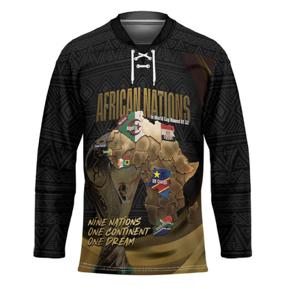 African Nations 2026 World Football Custom Hockey Jersey We All Make History