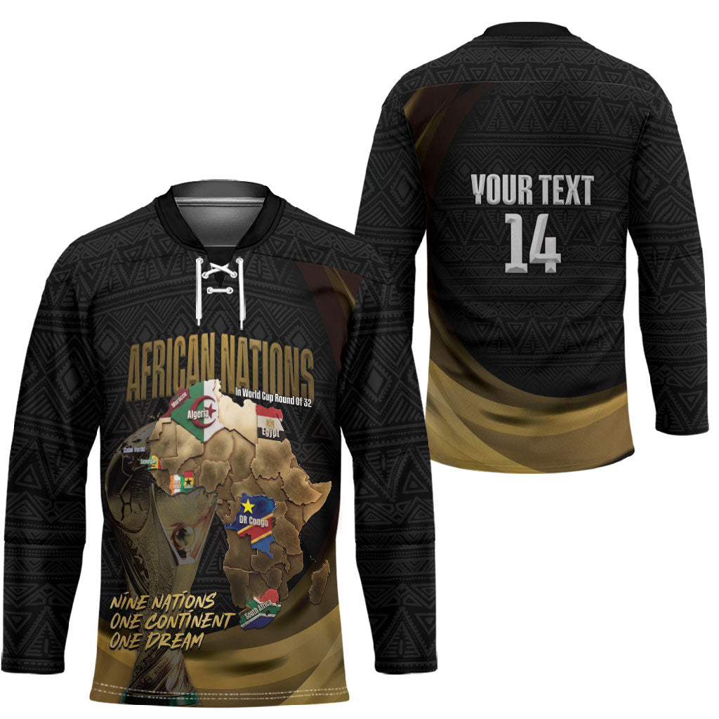 African Nations 2026 World Football Custom Hockey Jersey We All Make History