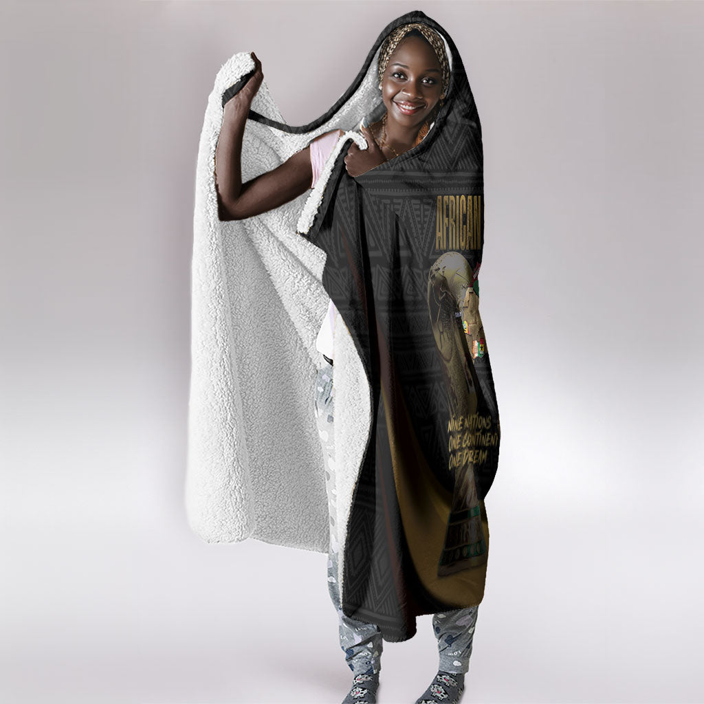 African Nations 2026 World Football Hooded Blanket We All Make History