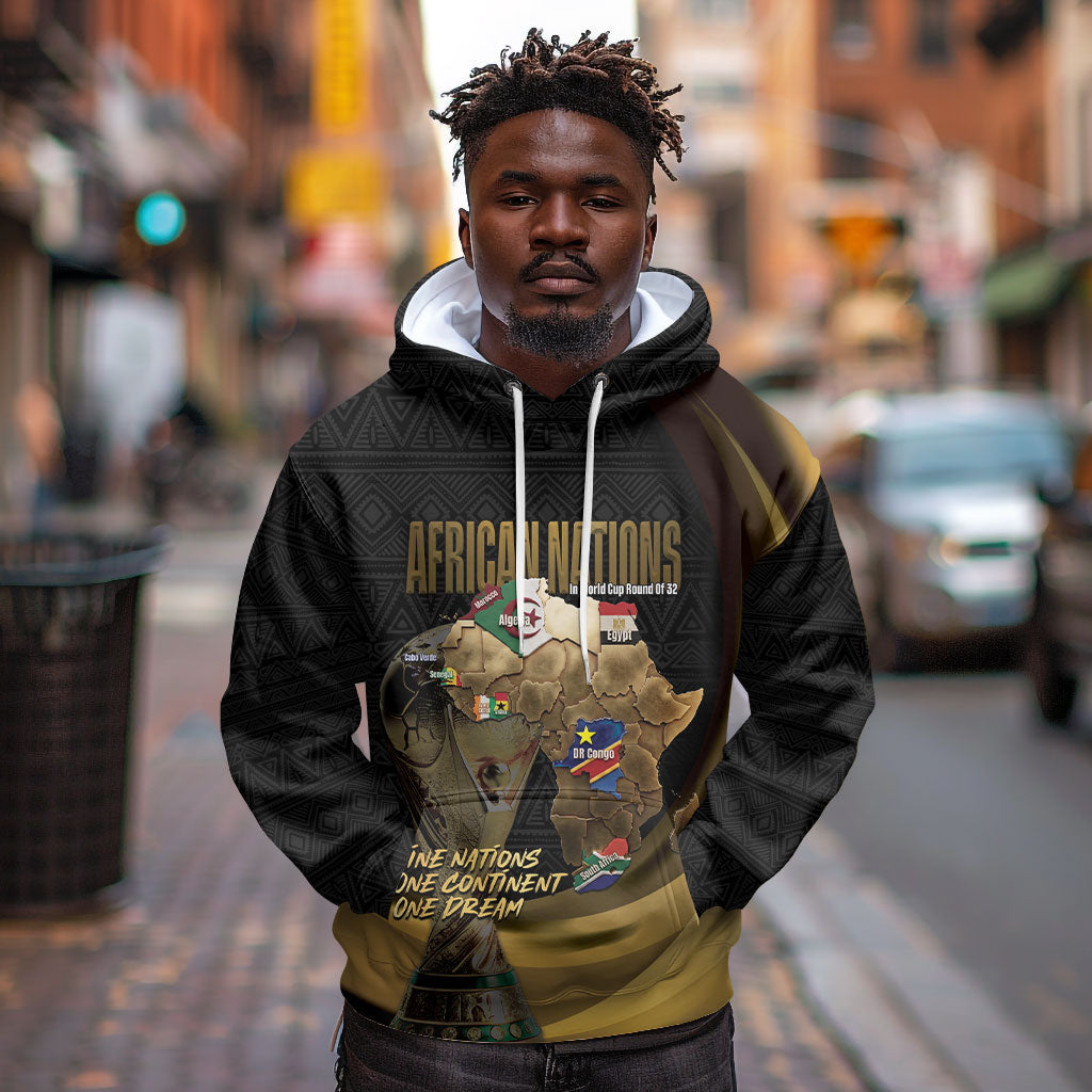 African Nations 2026 World Football Custom Hoodie We All Make History