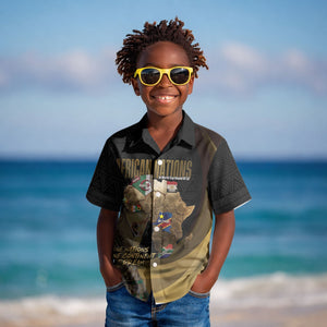 African Nations 2026 World Football Custom Kid Hawaiian Shirt We All Make History