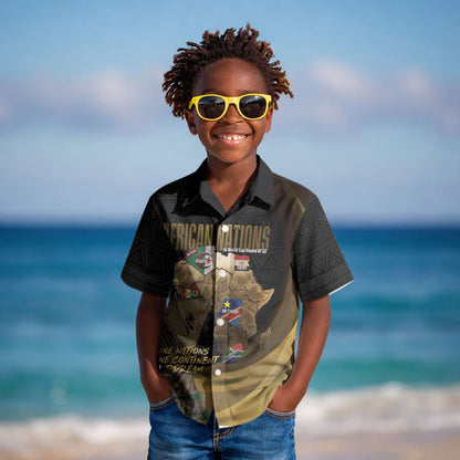 African Nations 2026 World Football Custom Kid Hawaiian Shirt We All Make History