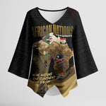 African Nations 2026 World Football Custom Kimono Sleeve Blouse We All Make History