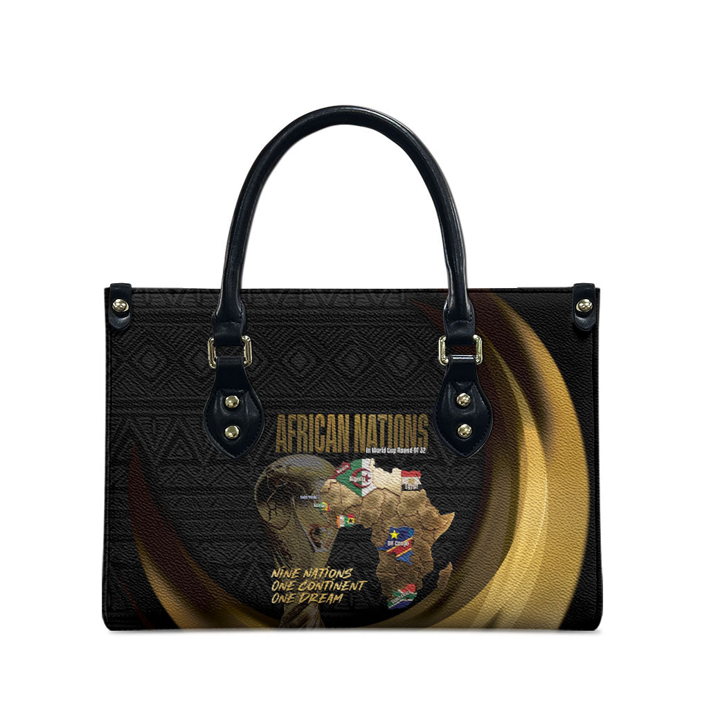 African Nations 2026 World Football Leather Bag We All Make History