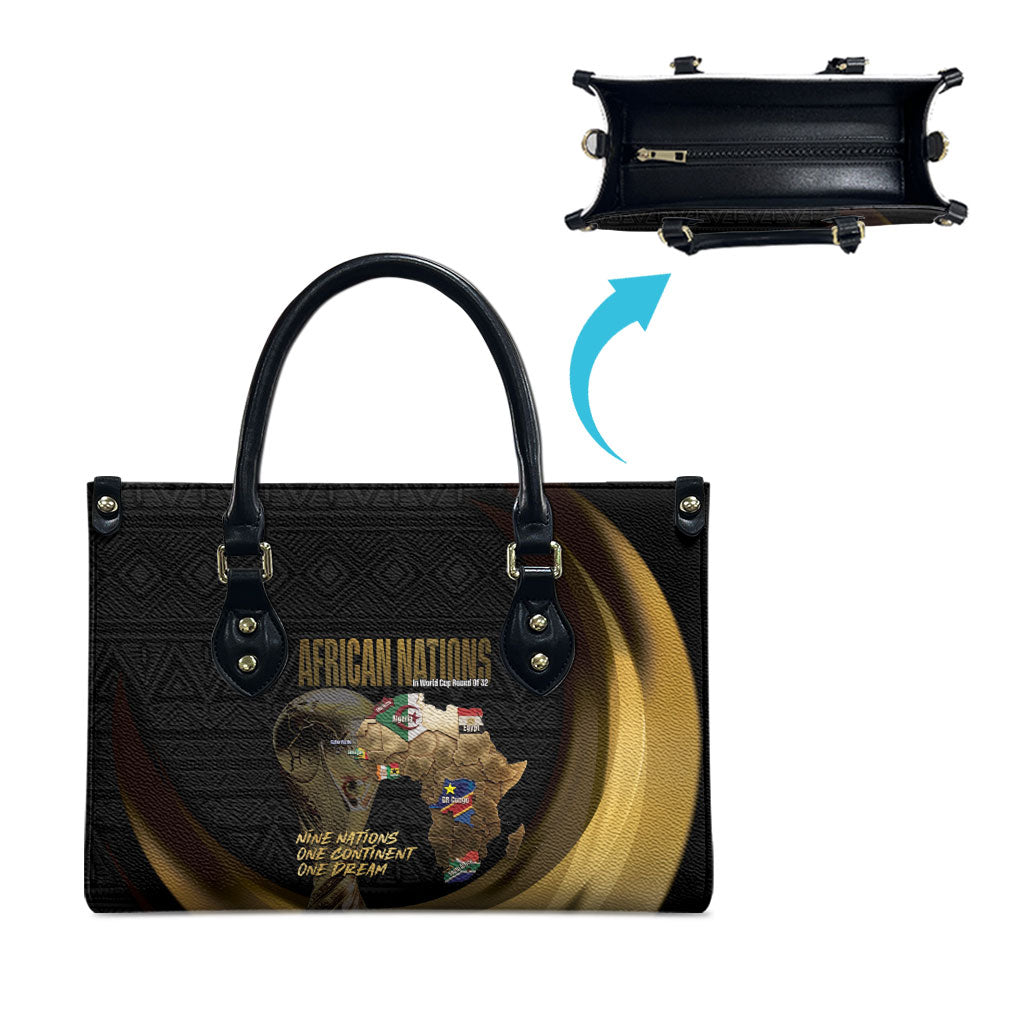 African Nations 2026 World Football Leather Bag We All Make History