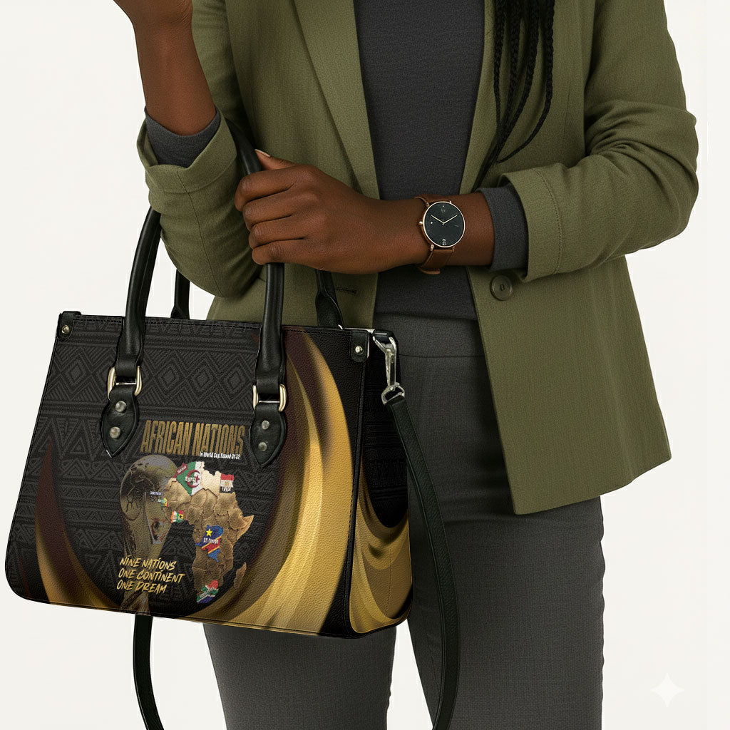 African Nations 2026 World Football Leather Bag We All Make History