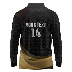 African Nations 2026 World Football Custom Long Sleeve Polo Shirt We All Make History