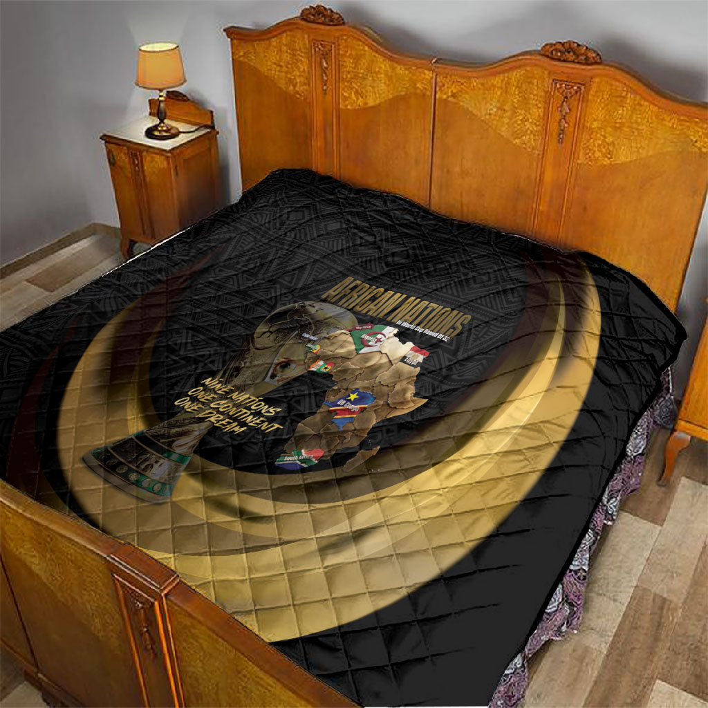African Nations 2026 World Football Quilt We All Make History