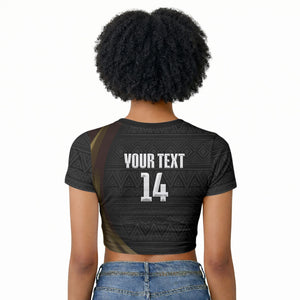 African Nations 2026 World Football Custom Raglan Cropped T shirt We All Make History