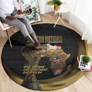 African Nations 2026 World Football Round Carpet We All Make History