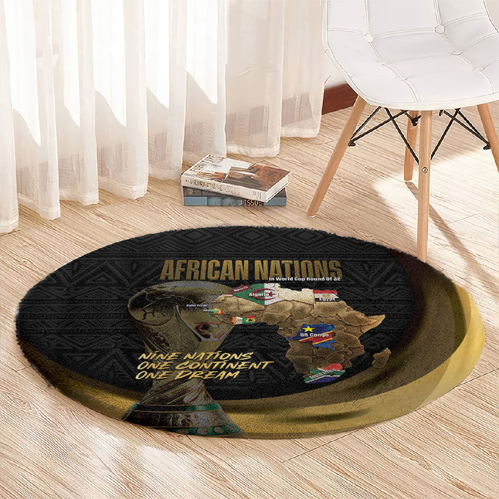 African Nations 2026 World Football Round Carpet We All Make History