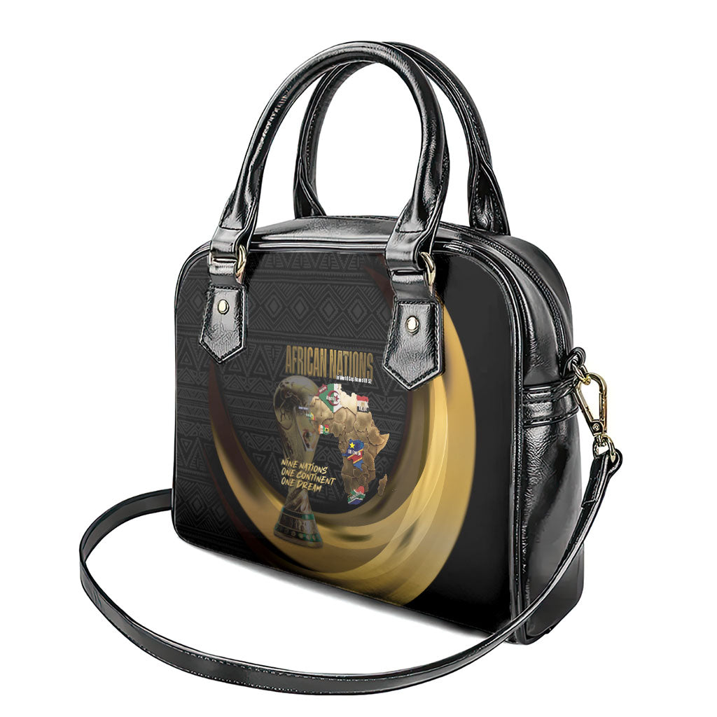 African Nations 2026 World Football Shoulder Handbag We All Make History