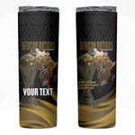 African Nations 2026 World Football Custom Skinny Tumbler We All Make History