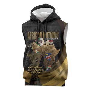 African Nations 2026 World Football Custom Sleeveless Hoodie We All Make History