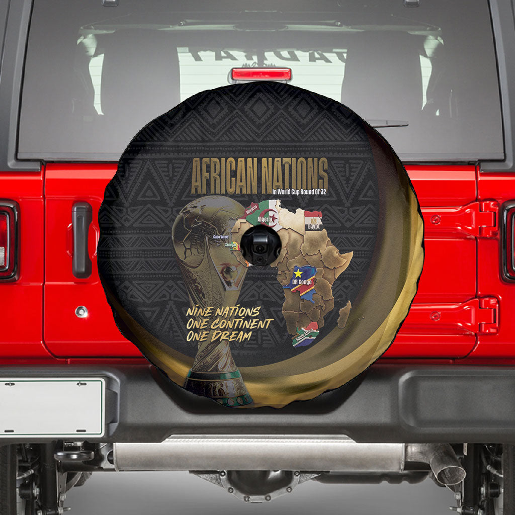 African Nations 2026 World Football Spare Tire Cover We All Make History
