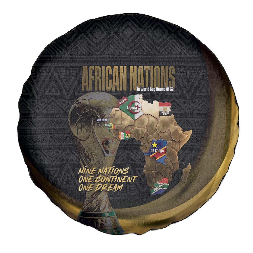 African Nations 2026 World Football Spare Tire Cover We All Make History