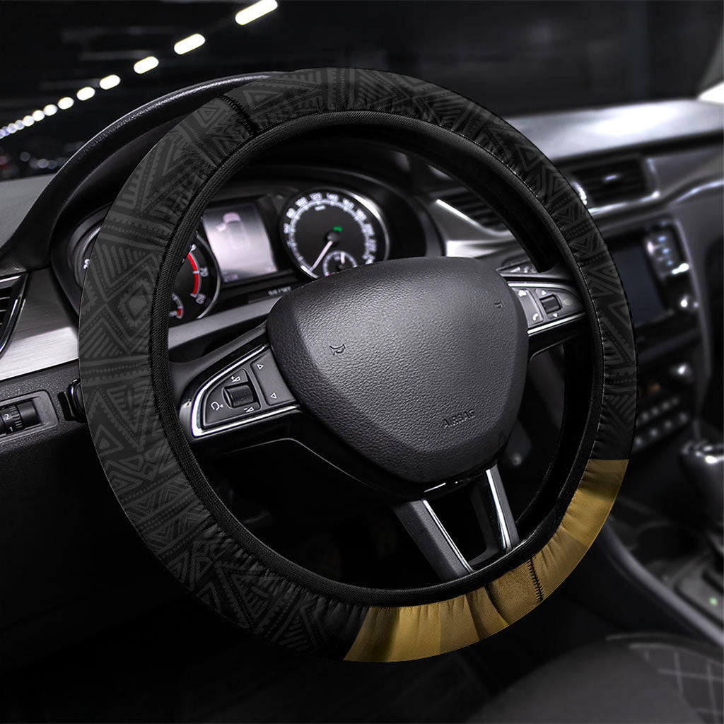 African Nations 2026 World Football Steering Wheel Cover We All Make History