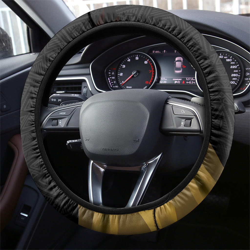 African Nations 2026 World Football Steering Wheel Cover We All Make History