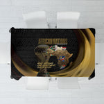 African Nations 2026 World Football Tablecloth We All Make History