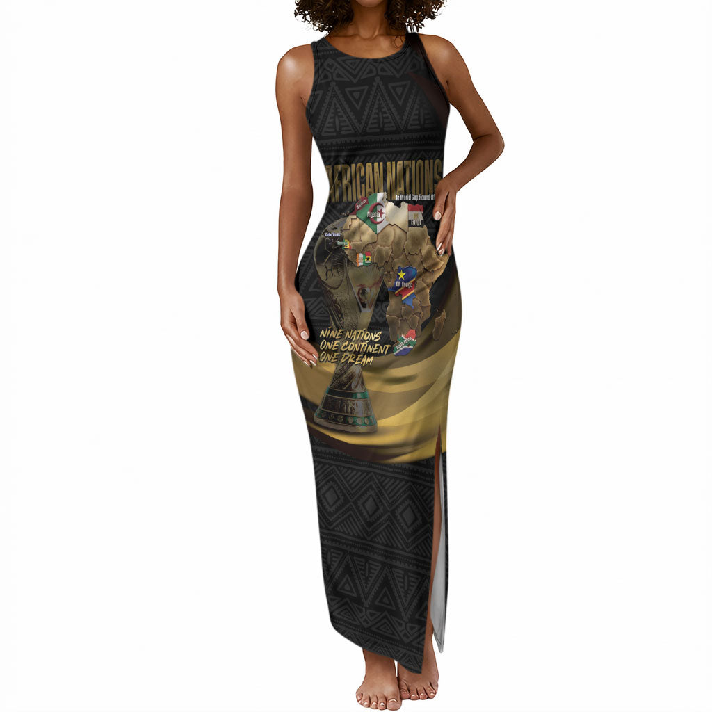 African Nations 2026 World Football Custom Tank Maxi Dress We All Make History