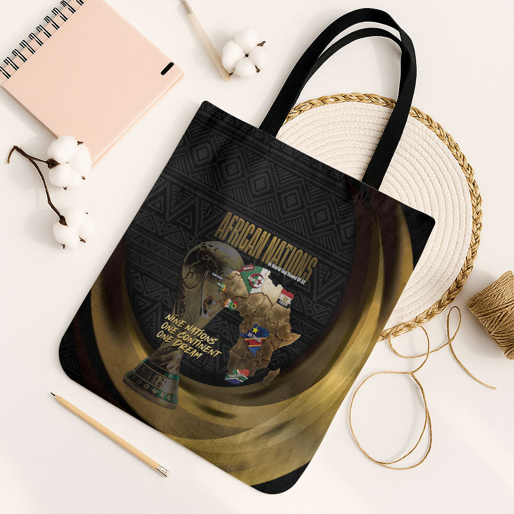 African Nations 2026 World Football Tote Bag We All Make History