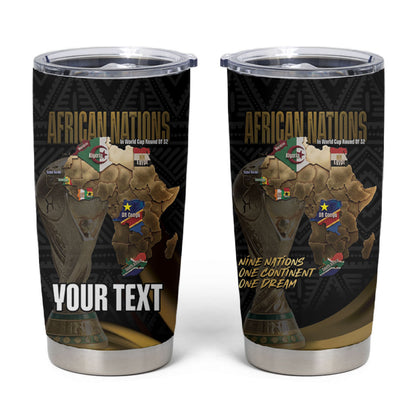 African Nations 2026 World Football Custom Tumbler Cup We All Make History