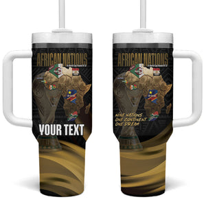 African Nations 2026 World Football Custom Tumbler With Handle We All Make History