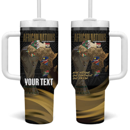 African Nations 2026 World Football Custom Tumbler With Handle We All Make History