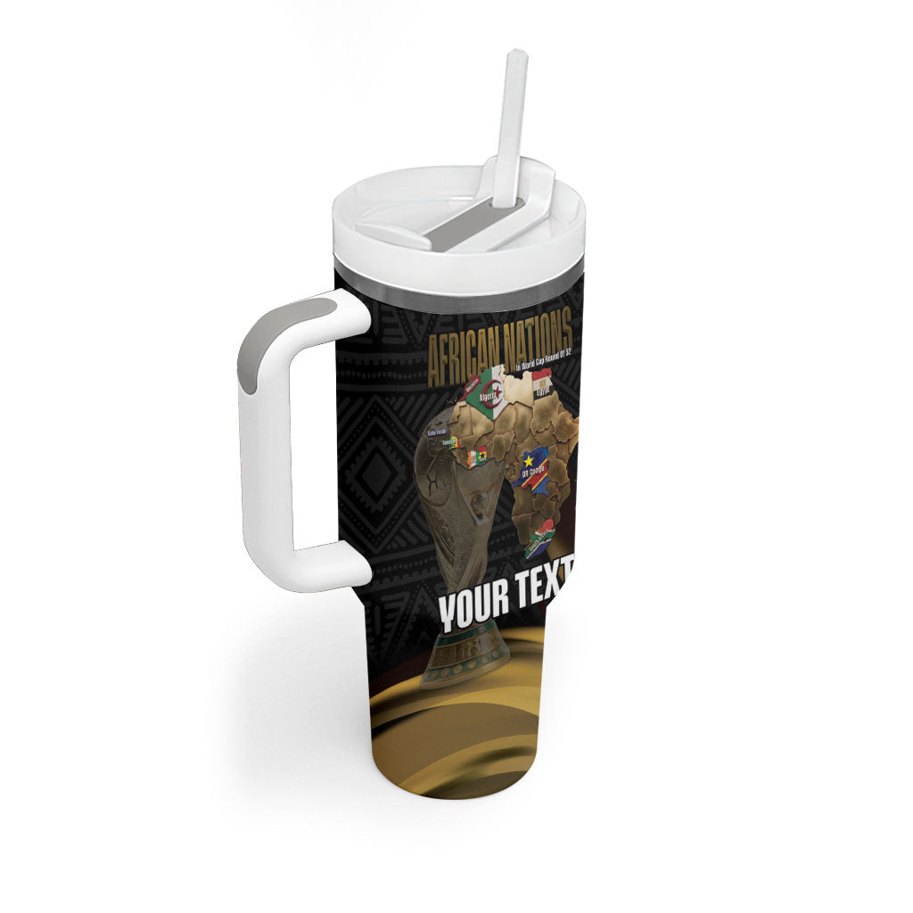 African Nations 2026 World Football Custom Tumbler With Handle We All Make History