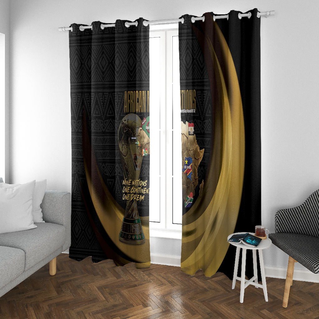 African Nations 2026 World Football Window Curtain We All Make History