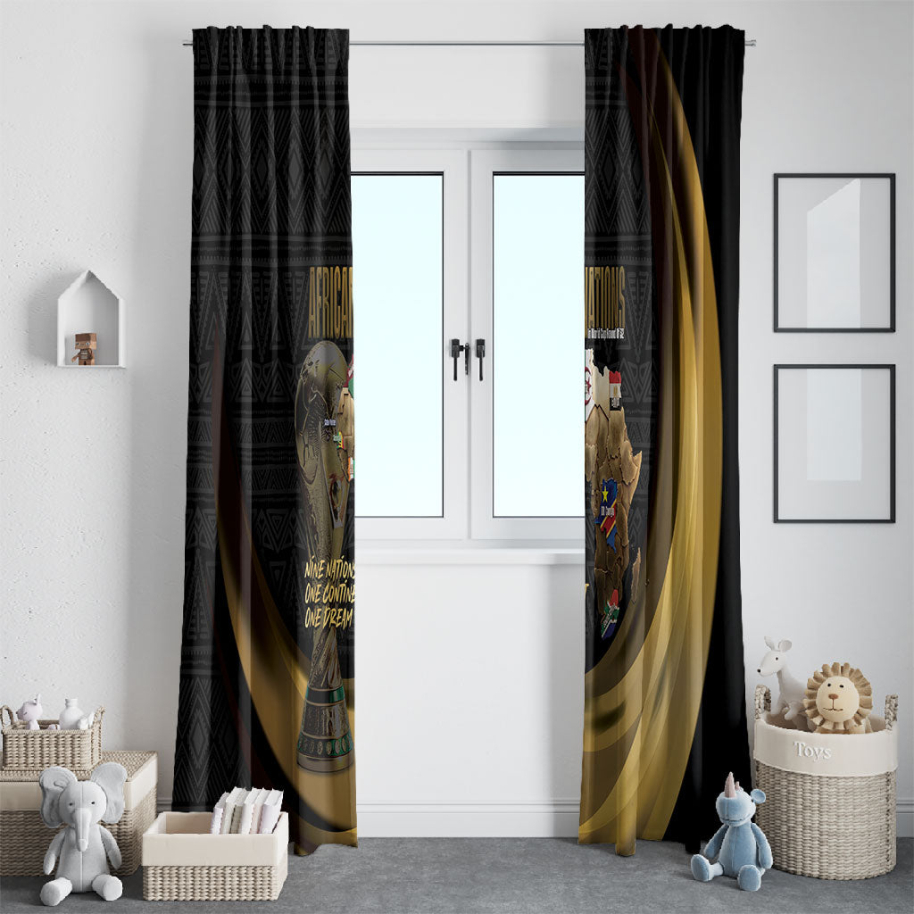 African Nations 2026 World Football Window Curtain We All Make History