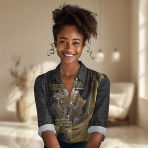 African Nations 2026 World Football Custom Women Casual Shirt We All Make History