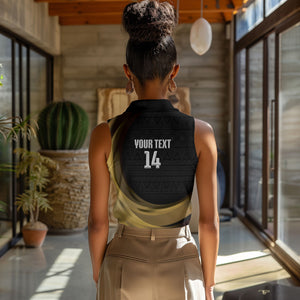 African Nations 2026 World Football Custom Women Sleeveless Polo Shirt We All Make History