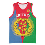 Personalised Eritrea Basketball Jersey Eritrean Map Mix African Pattern Simple Style LT14